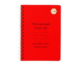 Sổ lò xo Motto IRO Notebook A6 100 trang-Đỏ