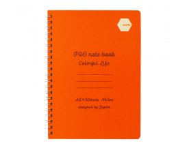 Sổ lò xo Motto IRO Notebook A5 100 trang - Cam