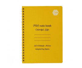 Sổ lò xo Motto IRO Notebook A5 100 trang - Vàng