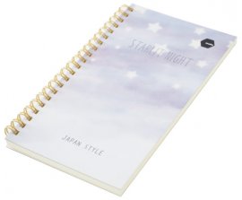 Sổ lò xo Twin Notebook STARLIT NIGHT Motto A5 120tr